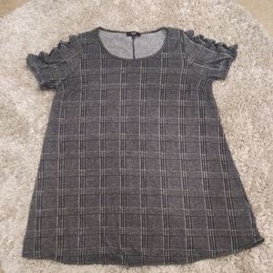 Naïf grey stretchy short sleeve dress 3X Aline